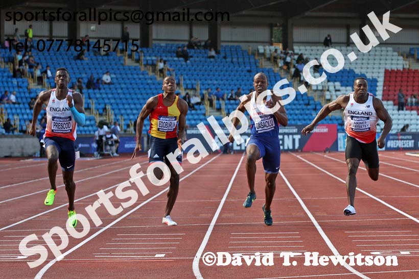 Mens 100 metres, World Championship Team Trials, Alexander Stadium, Birmingham